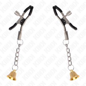 Kink Nipple Grip-Cleme pentru Sfârcuri cu Pandantiv Clopoțel 10 Kink Nipple Grip-Cleme pentru Sfârcuri cu Pandantiv Clopoțel - imagine 5