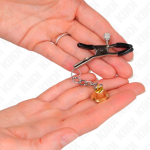 Kink Nipple Grip-Cleme pentru Sfârcuri cu Pandantiv Clopoțel 8 Kink Nipple Grip-Cleme pentru Sfârcuri cu Pandantiv Clopoțel - imagine 3