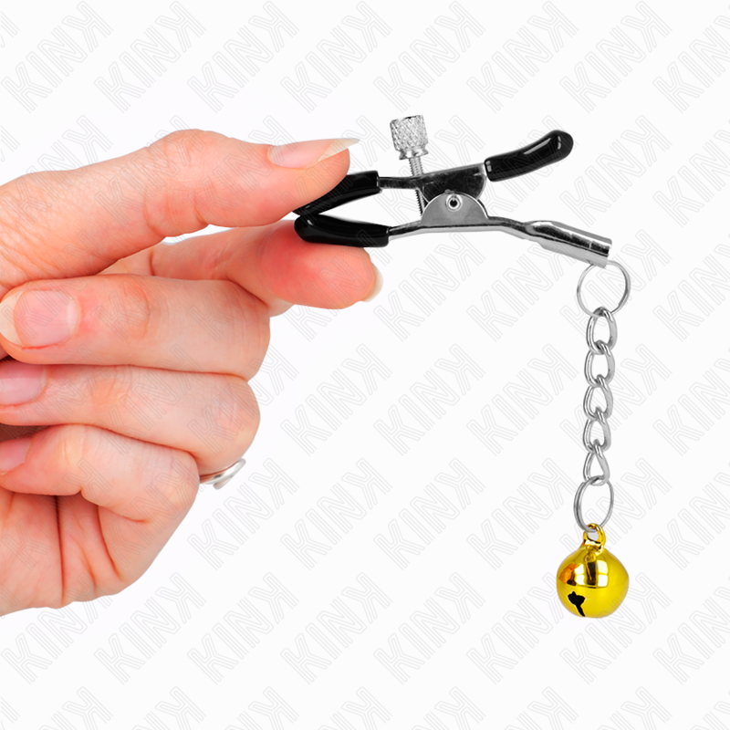 Kink Nipple Grip-Cleme pentru Sfârcuri cu Pandantiv Clopoțel 4 img 186606 cdada1d418c0da4e1cd375f01ff9171a 1