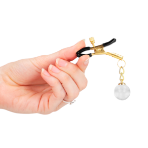 Kink Nipple Grip-Cleme pentru Sfârcuri cu Mărgele de Sticlă-Auriu 7 Kink Nipple Grip-Cleme pentru Sfârcuri cu Mărgele de Sticlă-Auriu - imagine 2