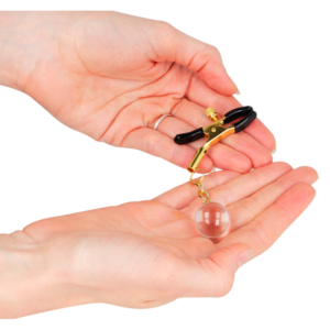 Kink Nipple Grip-Cleme pentru Sfârcuri cu Mărgele de Sticlă-Auriu 9 Kink Nipple Grip-Cleme pentru Sfârcuri cu Mărgele de Sticlă-Auriu - imagine 4