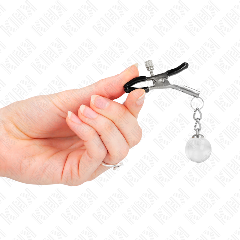 Kink Nipple Grip-Cleme pentru Sfârcuri cu Mărgele de Sticlă-Argintiu 3 img 186618 0a8e6445bc84a6c2b24c451f6838c78e 1