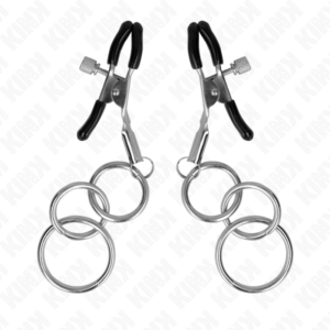 Kink Nipple Grip-3 O-ring Cleme pentru Sfârcuri 6 cm-Metal 10 Kink Nipple Grip-3 O-ring Cleme pentru Sfârcuri 6 cm-Metal - imagine 5
