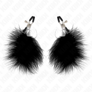 Kink Nipple Grip-Clește pentru Sfârcuri cu Pene Negru 7 cm-Metal 8 Kink Nipple Grip-Clește pentru Sfârcuri cu Pene Negru 7 cm-Metal - imagine 4