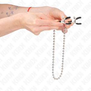 Kink Nipple Grip-Clampuri pentru Sfarcuri cu Lanț de Mărgele 30 9 Kink Nipple Grip-Clampuri pentru Sfarcuri cu Lanț de Mărgele 30 - imagine 4
