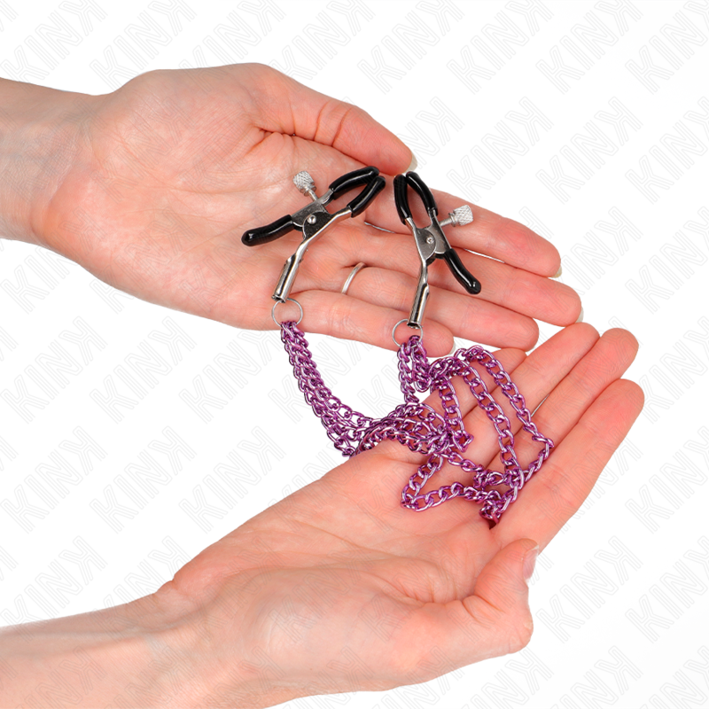 Kink Nipple Grip-Cleme pentru Sfarcuri cu 3 Lanțuri Mov 20/23/28 2 img 186675 9991138cd301e69137fc0e12e3e4e147 1