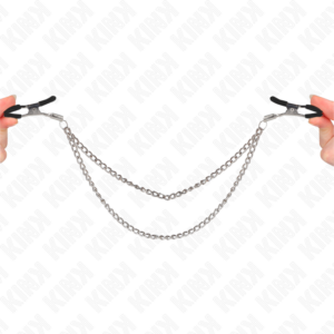 Kink Nipple Grip-Cleme pentru Sfarcuri cu 2 Lanțuri Groase 10 Kink Nipple Grip-Cleme pentru Sfarcuri cu 2 Lanțuri Groase - imagine 5