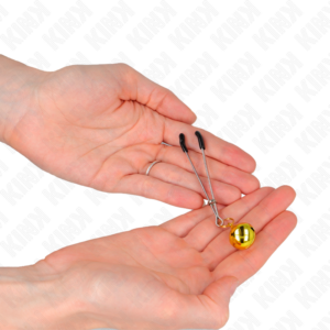 Kink Nipple Grip-Cleme Subțiri pentru Sfârcuri cu Clopoței-Auriu 8 Kink Nipple Grip-Cleme Subțiri pentru Sfârcuri cu Clopoței-Auriu - imagine 3