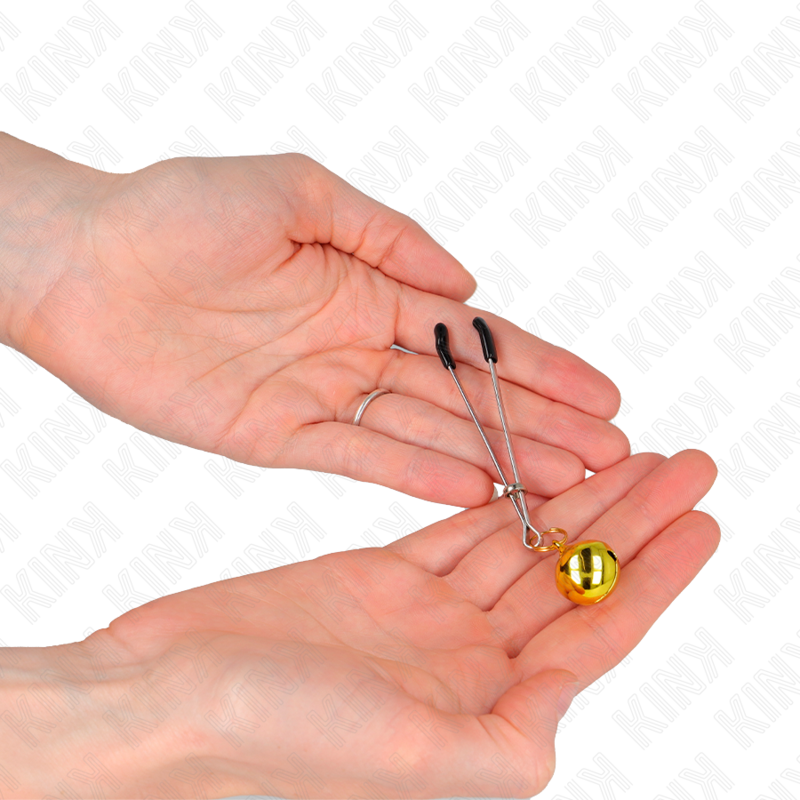 Kink Nipple Grip-Cleme Subțiri pentru Sfârcuri cu Clopoței-Auriu 3 img 186700 e07035cfc79db3534fb0c1579cccc75c 1