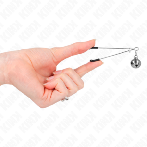 Kink Nipple Grip-Cleme Subțiri pentru Sfârcuri cu Clopoței-Argintiu 9 Kink Nipple Grip-Cleme Subțiri pentru Sfârcuri cu Clopoței-Argintiu - imagine 4