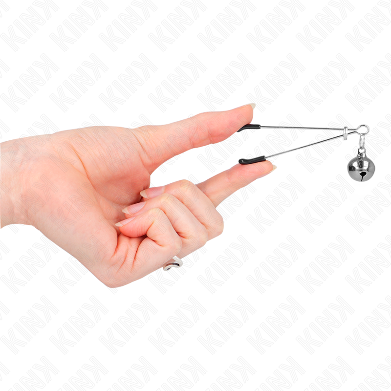 Kink Nipple Grip-Cleme Subțiri pentru Sfârcuri cu Clopoței-Argintiu 4 img 186704 8d2334d9b95328f39e347b0a44c9ef68 1