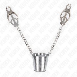 Kink Nipple Grip-Cleme pentru Sfarcuri cu Cupă, Argintiu-Silicon 10 Kink Nipple Grip-Cleme pentru Sfarcuri cu Cupă, Argintiu-Silicon · Accesorii BDSM (imaginea 5)