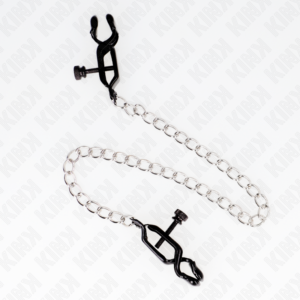 Kink Nipple Grip-Cleme Plate pentru Sfârcuri cu Lanț, Argintiu 10 Kink Nipple Grip-Cleme Plate pentru Sfârcuri cu Lanț, Argintiu - imagine 5