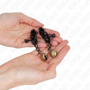 Kink Nipple Grip-Cleme Tip Bell Jaw pentru Sfârcuri Negre 7 - imagine 3