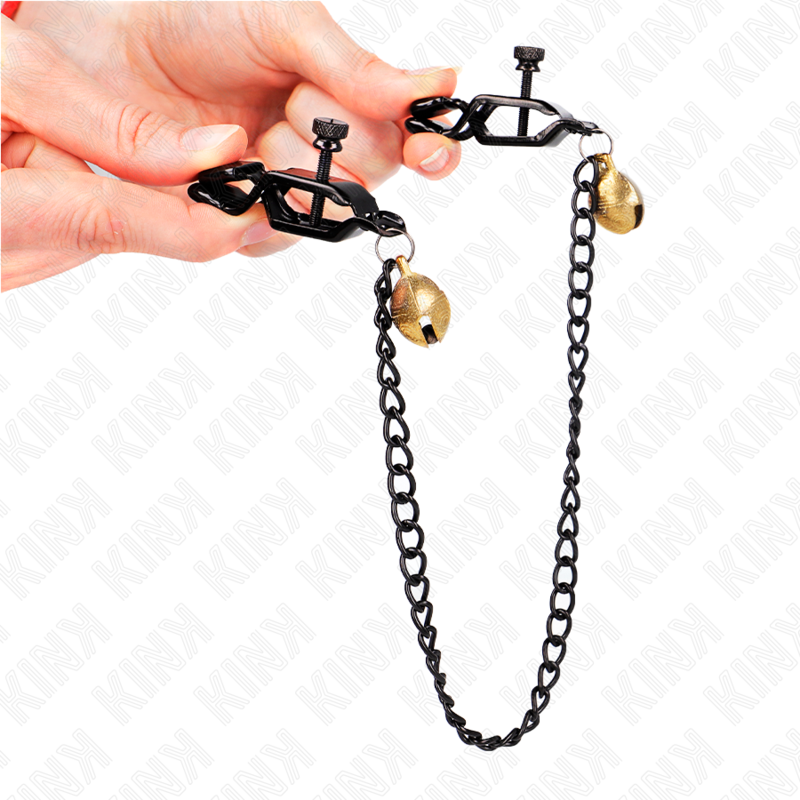 Kink Nipple Grip-Cleme pentru Sfârcuri cu Lanț Plat și Clopoțel 4 img 186756 645035e000a8f2d935688a4f9f9e0fed 1