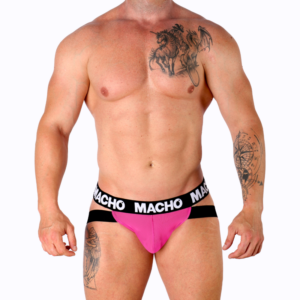 Macho Underwear-MX28FA Jockstrap Green Fluor, Galben/Roz Neon 9 Macho Underwear-MX28FA Jockstrap Green Fluor, Galben/Roz Neon - imagine 4