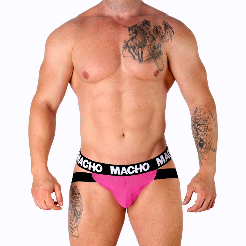 Macho Underwear-MX28FA Jockstrap Green Fluor, Galben/Roz Neon 3 img 187101 f6e9f821cb3c00537a7040b4e53f18c9 1