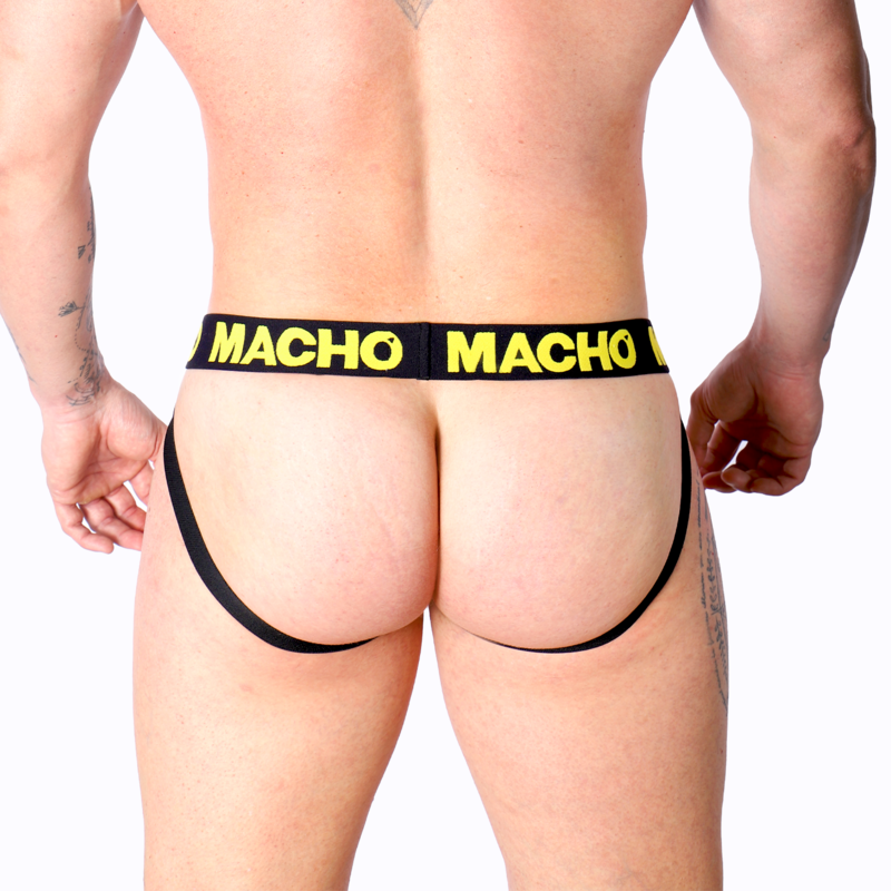 Macho Underwear-MX25A Jock Lycra Galben, S/M/L/XL 2 img 187165 812a12b7d2e2b99fcd0577046f2cb872 1