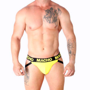 Macho Underwear-MX25A Jock Lycra Galben, S/M/L/XL 11 Macho Underwear-MX25A Jock Lycra Galben, S/M/L/XL - imagine 6