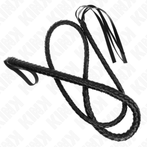 Kink Impact & Touch-Bici Snake Lung Negru 210 cm-Piele Ecologica - imagine 3
