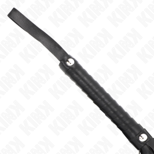 Kink Impact & Touch-Black Wide Tail Whip 48.5 cm-Piele Ecologica 7 Kink Impact & Touch-Black Wide Tail Whip 48.5 cm-Piele Ecologica - imagine 3