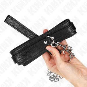 Kink Collar & Gag-Colier Model Șarpe cu Lesă 65 cm-Metal 8 Kink Collar & Gag-Colier Model Șarpe cu Lesă 65 cm-Metal - imagine 3