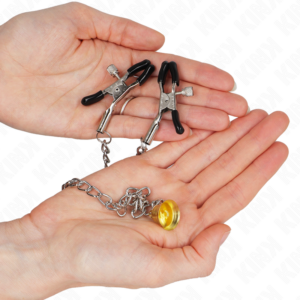 Kink Nipple Grip-Cleme pentru Sfârcuri cu Lanț și Pandantiv Corn 8 Kink Nipple Grip-Cleme pentru Sfârcuri cu Lanț și Pandantiv Corn - imagine 4