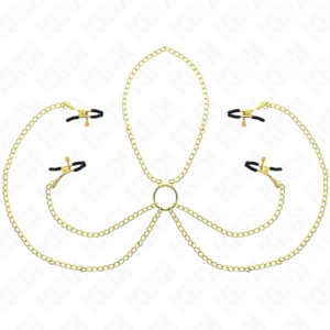 Kink Nipple Grip-4 Cleme Reglabile pentru Sfarcuri și Clitoris 5 Kink Nipple Grip-4 Cleme Reglabile pentru Sfarcuri și Clitoris - imagine 1