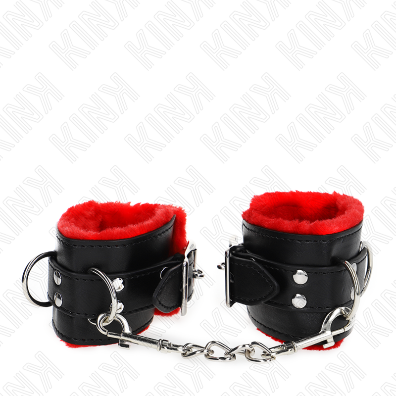 Kink Wrist Restraint-Manșete pentru Încheieturi Căptușite cu-Roșu 2 img 187363 7d8271be2762867103abf7312abf3642 1