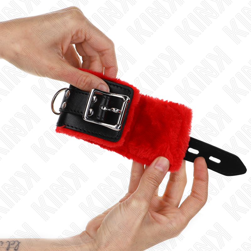 Kink Wrist Restraint-Manșete pentru Încheieturi Căptușite cu-Roșu 3 img 187364 b95bb62b1b141c52e981ed13cbce33bb 1