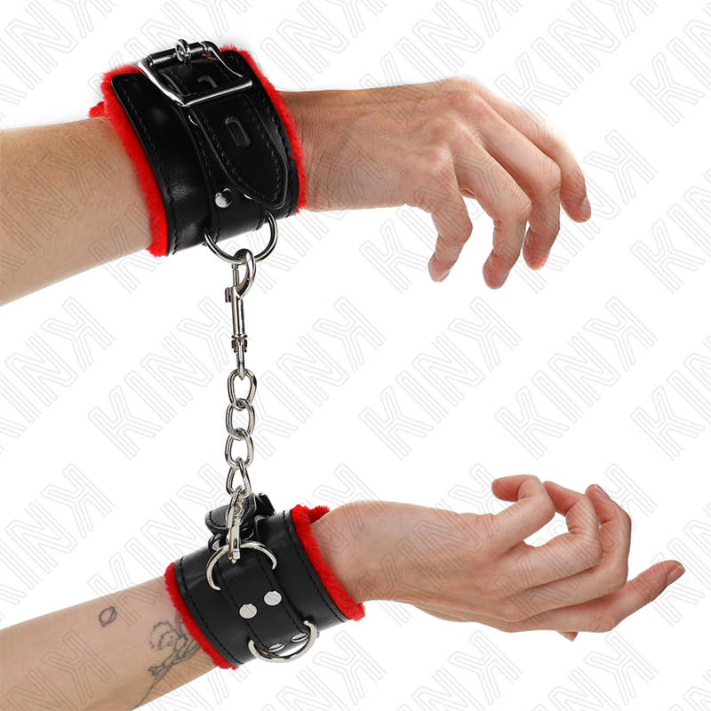 Kink Wrist Restraint-Manșete pentru Încheieturi Căptușite cu-Roșu 1 img 187365 3c1c55b0aa64299594a8ea606c04e3b9 1