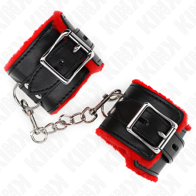 Kink Wrist Restraint-Manșete pentru Încheieturi Căptușite cu-Roșu 4 img 187366 0adb32603964df89910aa0a95fb36ced 1
