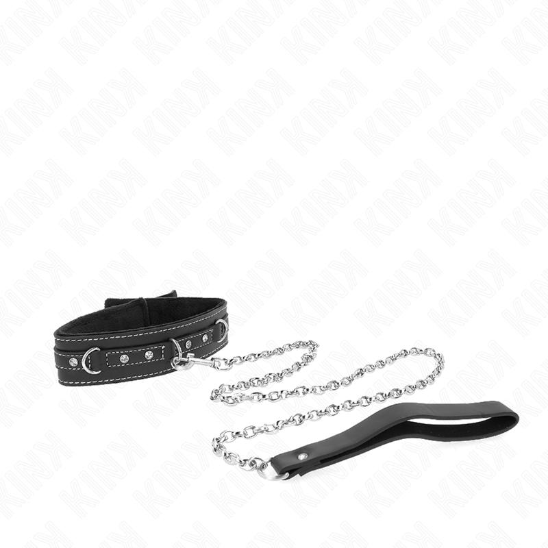 Kink Collar & Gag-Colier din Pvc și Piele cu Curea 105 cm, Nit 2 img 187542 4194cfef2f8261e614952f017f6b8b86 1