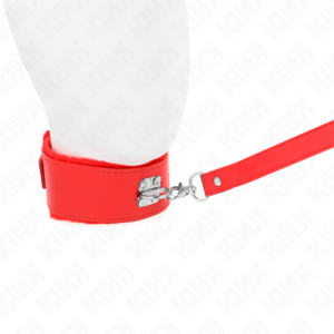 Kink Collar & Gag-Colier cu Lesă 116 cm cu Nituri Argintii Model 8 Kink Collar & Gag-Colier cu Lesă 116 cm cu Nituri Argintii Model - imagine 3