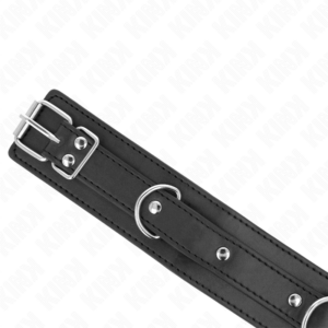 Kink Collar & Gag-Colier cu Lesă 65 cm, 3 Inele, Model 1 - imagine 4