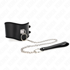 Kink Collar & Gag-Colier 65 cm cu Curea Lată Reglabilă 40-55 cm - imagine 4