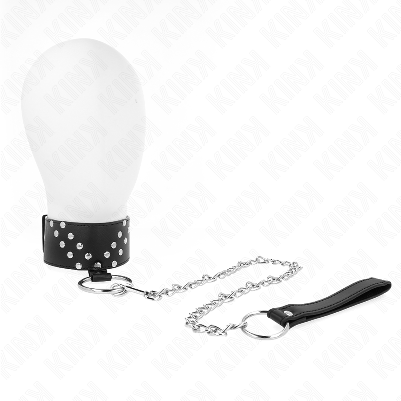 Kink Collar & Gag-Colier cu Centură 65 cm cu Nit V Reglabil 1 img 187572 3d84c09ec3ce871b981b511a2b91edee 1