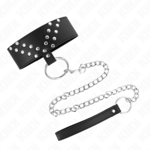 Kink Collar & Gag-Colier cu Centură 65 cm cu Nit V Reglabil 10 Kink Collar & Gag-Colier cu Centură 65 cm cu Nit V Reglabil - imagine 5