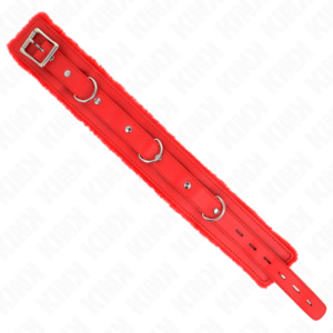 Kink Collar & Gag-Zgardă cu Lesă 65 cm cu Restricții Roșu 36-42 12 Kink Collar & Gag-Zgardă cu Lesă 65 cm cu Restricții Roșu 36-42 - imagine 6