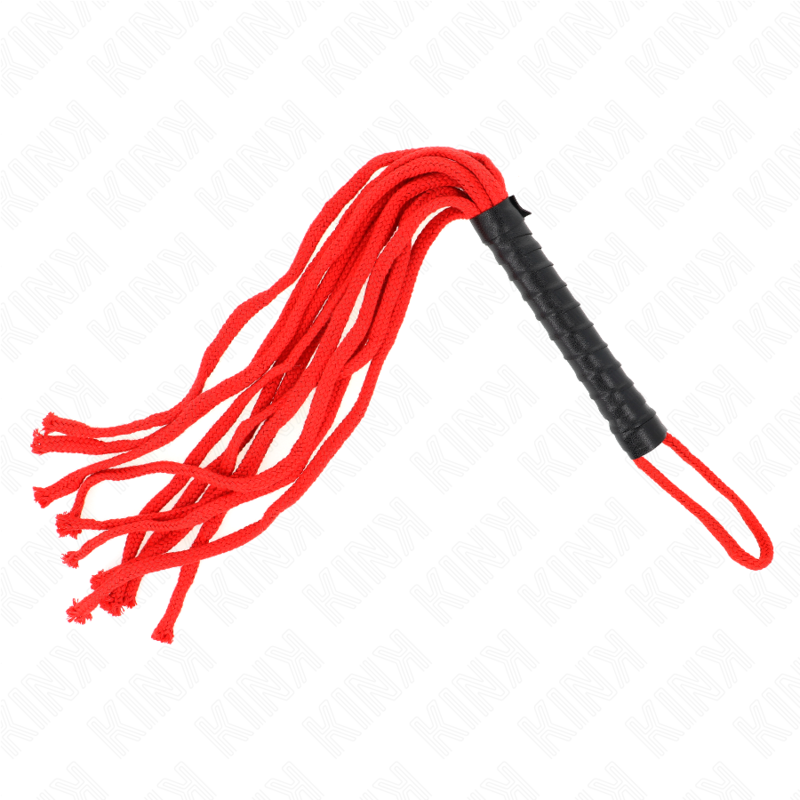 Kink Impact & Touch-Roșu Rope Whip 56 cm 2 img 187631 115f2db97617f613263029b04d6273eb 1