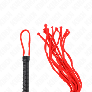 Kink Impact & Touch-Roșu Rope Whip 56 cm 10 Kink Impact & Touch-Roșu Rope Whip 56 cm - imagine 5