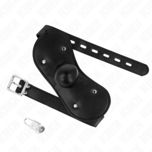 Kink Collar & Gag-Gag cu Bilă și Mască de Gură cu Lacăt Reglabil 6 Kink Collar & Gag-Gag cu Bilă și Mască de Gură cu Lacăt Reglabil - imagine 2