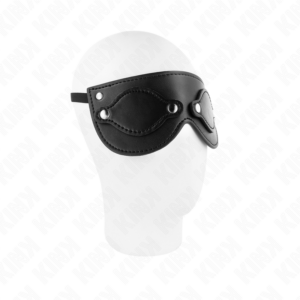 Kink Masked Allure-Mască din Piele Ecologică cu Acoperitoare 7 Kink Masked Allure-Mască din Piele Ecologică cu Acoperitoare - imagine 3