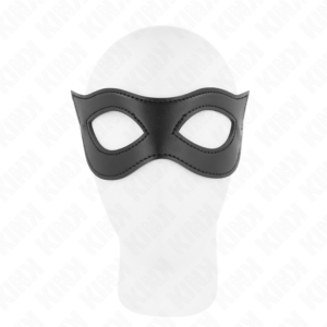 Kink Masked Allure-Masca Leatherette Model 2 23 X 7.5 cm-Piele - imagine 3
