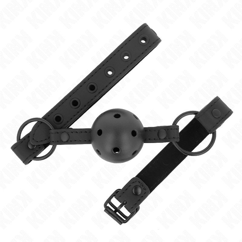 Kink Collar & Gag-Gag cu Bilă Neopren 4.5 cm - Curea Reglabilă 1 img 187694 3fdaf3432c76adac4558ab5542ae2d56 1