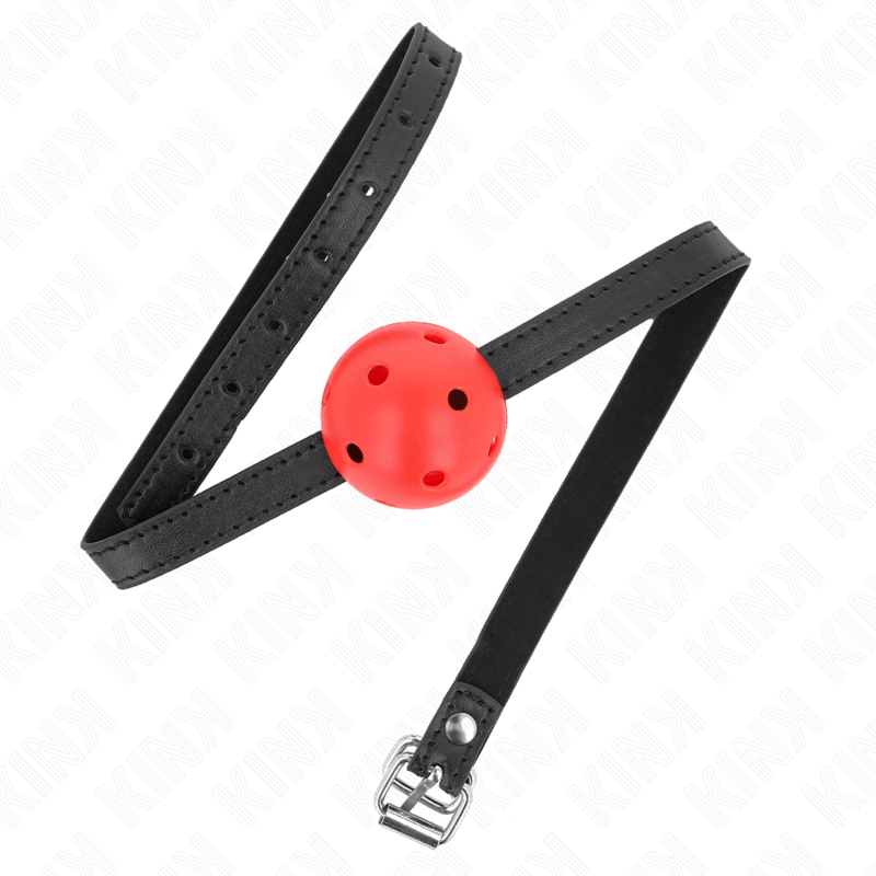 Kink Collar & Gag-Simplicity Red Ball Gag Respirabil 4.5 cm, 62 2 img 187695 d73e11fae5ca482e5dfca7ff8e3a8f07 1