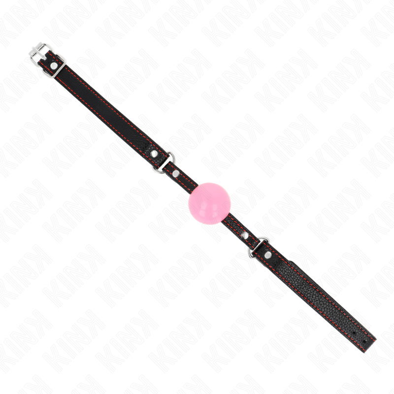 Kink Collar & Gag-Rose Gold Ball 4 cm Gag 60 X 2 cm-Silicon 2 img 187699 549951524fe93a1bfb775242e0e0f375 1