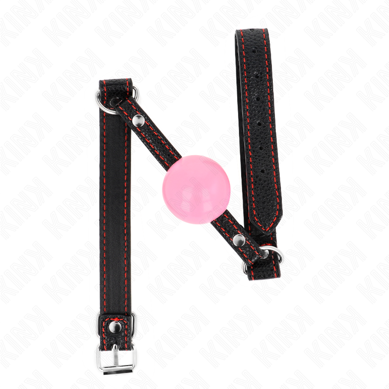 Kink Collar & Gag-Rose Gold Ball 4 cm Gag 60 X 2 cm-Silicon 1 img 187701 a928b24f4b5cdea069718a24069a65c0 1