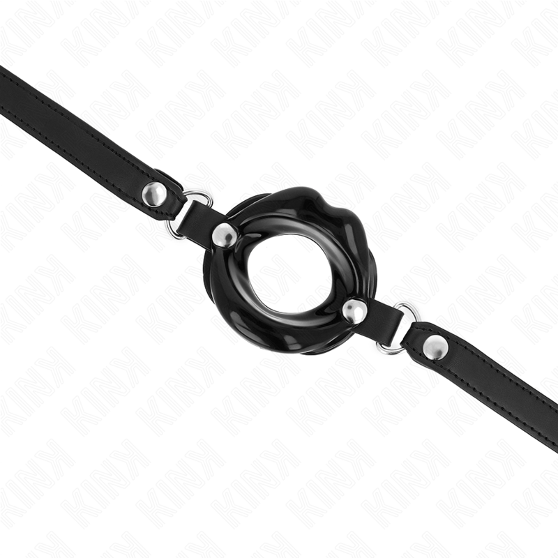 Kink Collar & Gag-Lip 8 cm Gag cu Bretea din Imitatie Piele 4 img 187733 6da690c1adc895e930046b4b61cef8b0 1