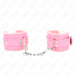 Kink Wrist Restraint-Mansete pentru Încheieturi Căptușite cu-Roz 7 Kink Wrist Restraint-Mansete pentru Încheieturi Căptușite cu-Roz - imagine 3